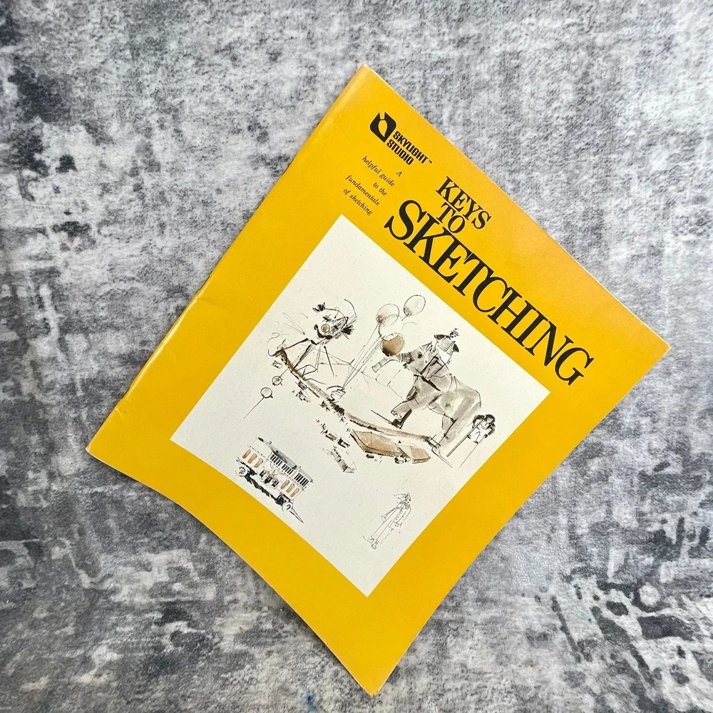 Keys to Sketching Art Instruction 1972 American Greetings Book‎